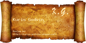 Kuris Godvin névjegykártya